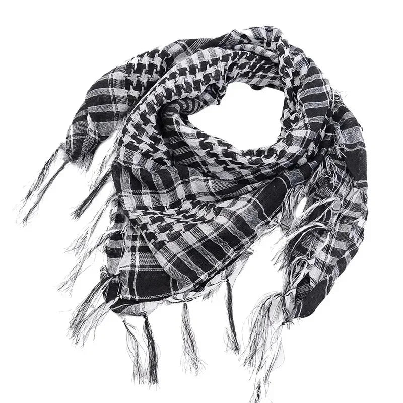 1/2/3Pcs Keffiyeh Tactical Desert Scarf Wrap Shemagh Head Neck Arab Scarf Keffiyeh Scarf Wrap for Men And Women