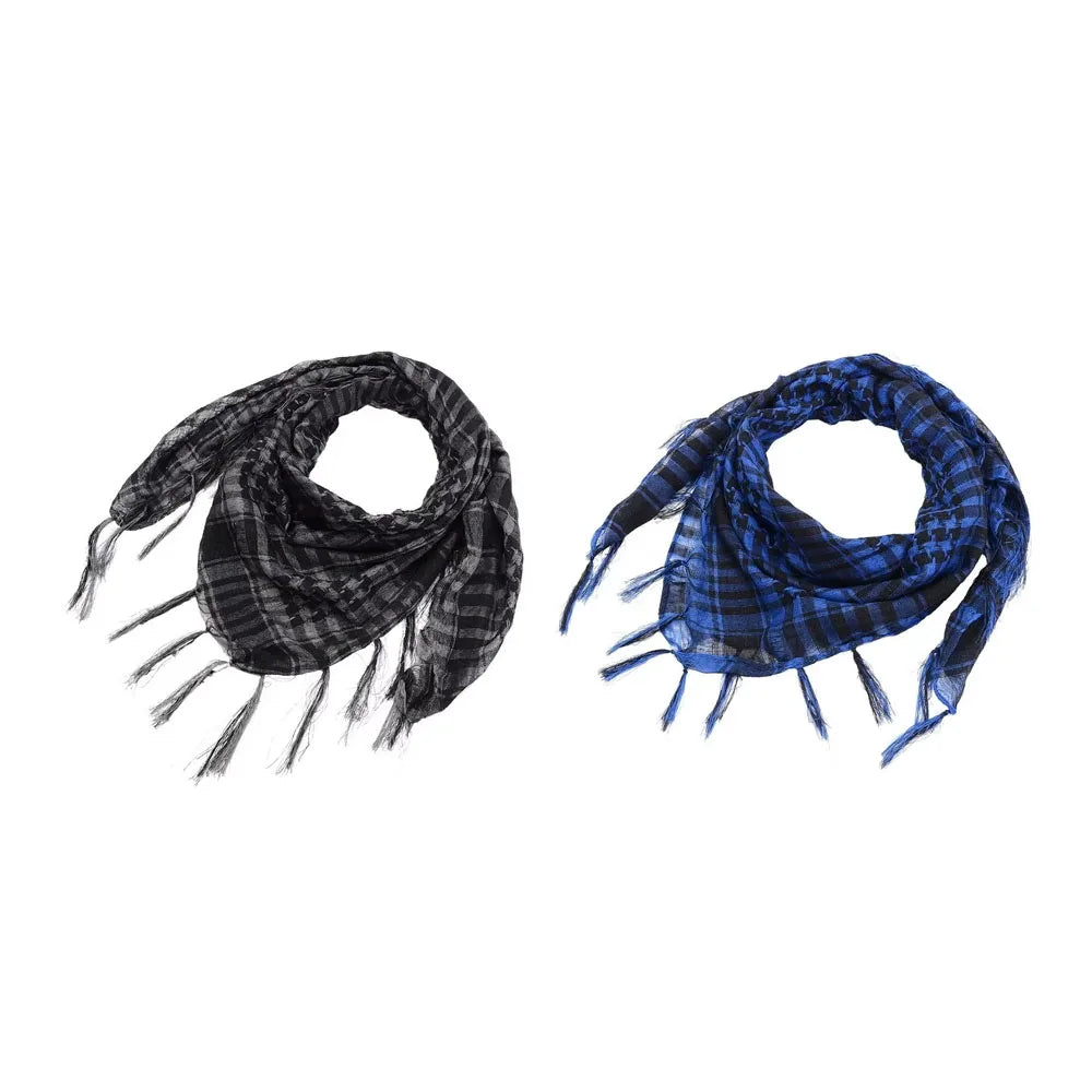 1/2/3Pcs Keffiyeh Tactical Desert Scarf Wrap Shemagh Head Neck Arab Scarf Keffiyeh Scarf Wrap for Men And Women